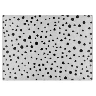 Planche À Découper Points dalmatiens, Points dalmatiens, Noir et Blan