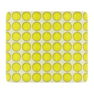 Planche à découper - Points Jaunes