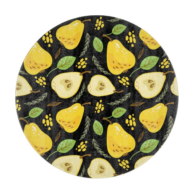 Planche À Découper Poires sucrées : Conception de fruits superlatifs (Devant)