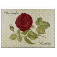 Pois antique de parchemin de rose rouge