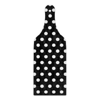 Planche À Découper Pois noir et blanc