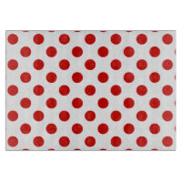 Pois rouges et blancs