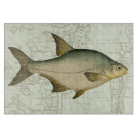 Poisson d'eau douce sur la carte