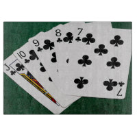 Poker Hands - Flush droit - Costume Clubs