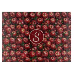 Planche À Découper Pommes Monogrammes