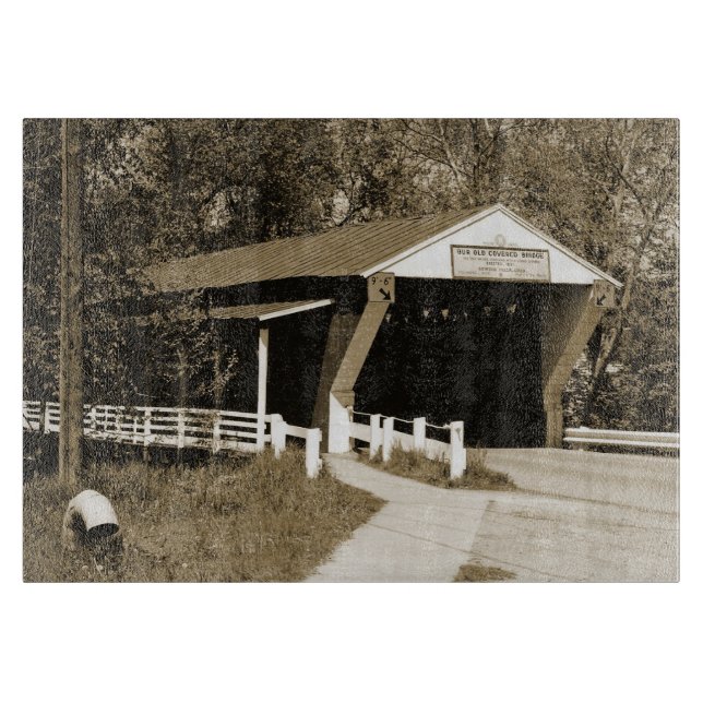 Planche À Découper Pont couvert (Devant)