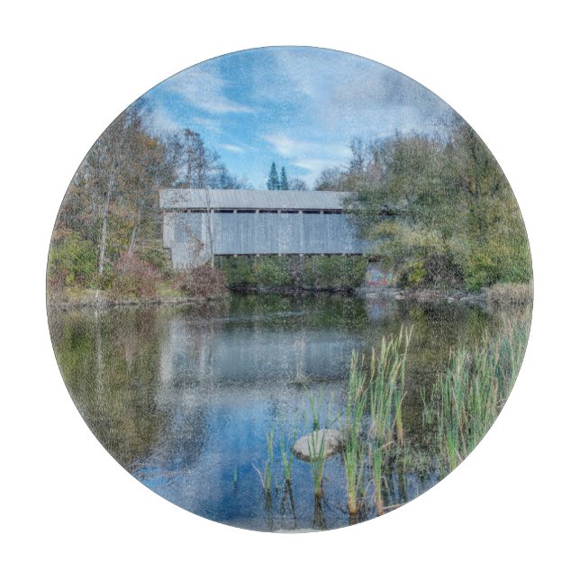 Planche À Découper Pont couvert de Milby 2 (Devant)