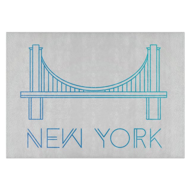 Planche À Découper Pont de Brooklyn | New York City (Devant)