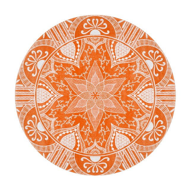 Planche À Découper Poppy Mandala (Devant)