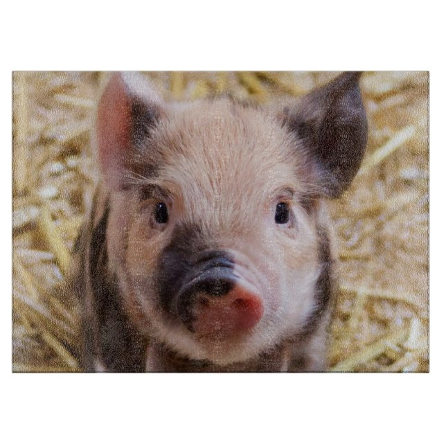 Planche À Découper Porcelet mignon (Devant)