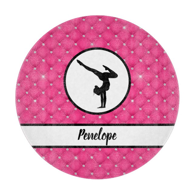 Planche À Découper Porte-main en pierre de fer recouverte de roses ch (Devant)