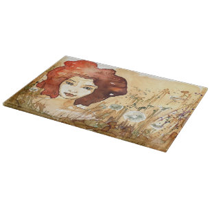 Planche À Découper Portrait abstrait 3