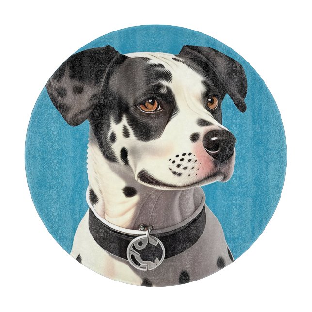 Planche À Découper Portrait de Dalmatien (Devant)