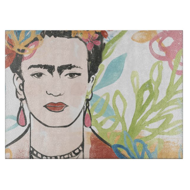 Planche À Découper Portrait de Frida Kahlo (Devant)
