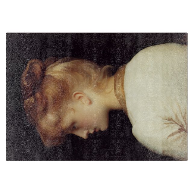 Planche À Découper Portrait féminin de Behind (par Frederic Leighton) (Devant)