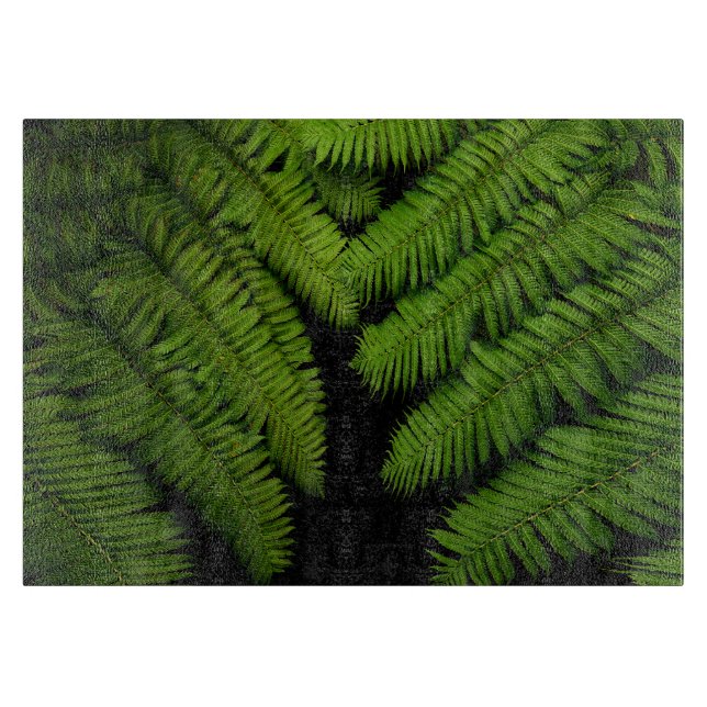 Planche À Découper Portrait Feuille de Fern (Devant)