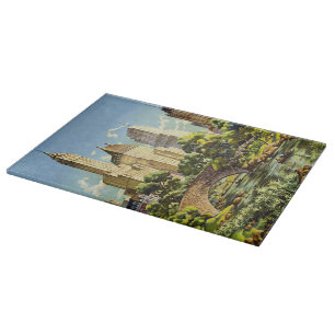 Planche À Découper Poster vintage de New York City Central Park