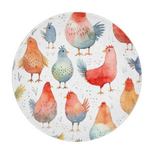 Planche À Découper Poulets d'élevage