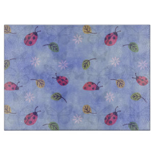 Planche À Découper Poumons, feuilles et papillons