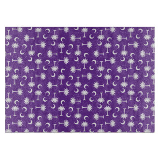 Planche À Découper Pourpre de drapeau de lune de Palmetto de la