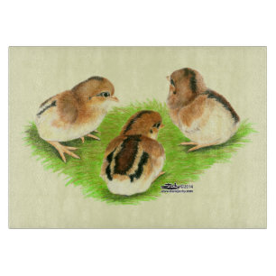 Planche À Découper Poussins Aseel Noir Rouge