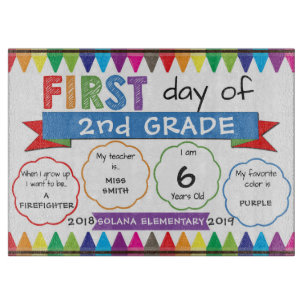 Planche À Découper Premier jour de conseil pédagogique de nouveau aux