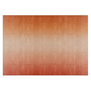 Planche À Découper Pretty Ombre Hot Summer Orange & Apricot Gradient