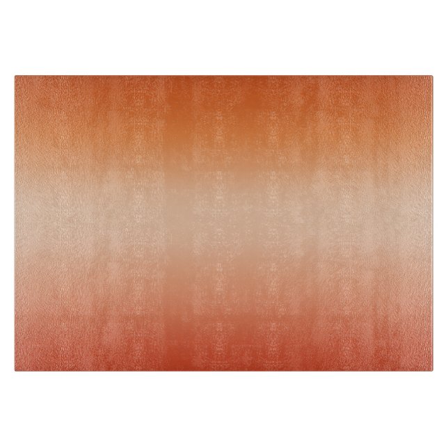 Planche À Découper Pretty Ombre Hot Summer Orange & Apricot Gradient (Devant)