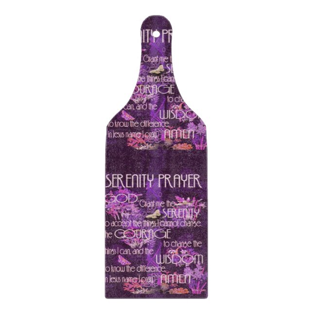 Planche À Découper Prière de sérénité (Devant)