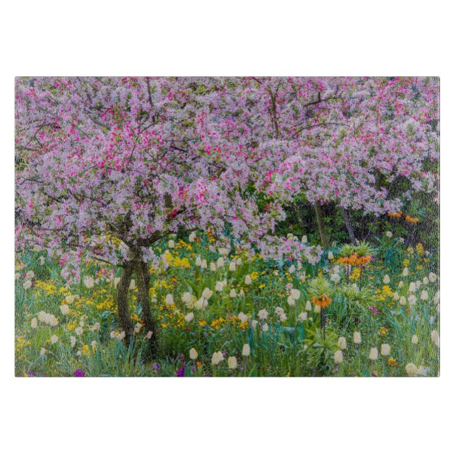 Planche À Découper Printemps dans le jardin de Claude Monet (Devant)
