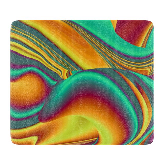 Planche À Découper Printemps Été Automne Fleurs Magie (Devant)