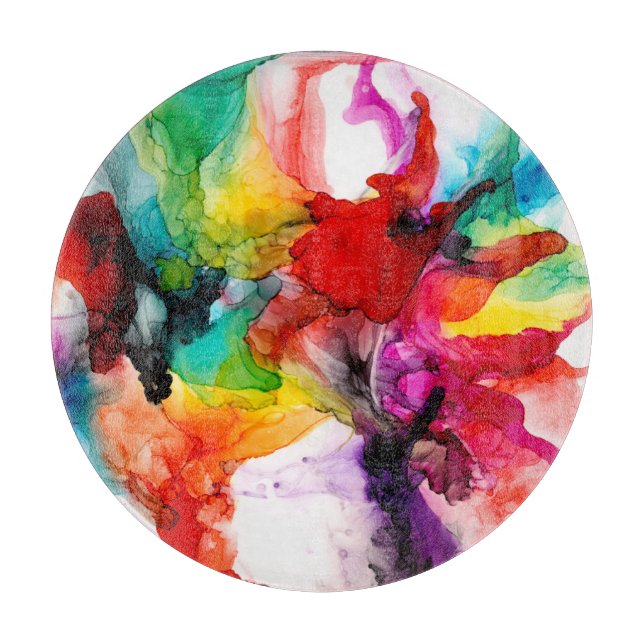 Planche À Découper Prisme de bijoux - Aquarelle (Devant)