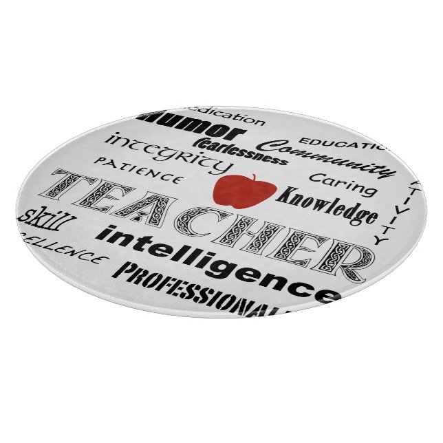 Planche À Découper Professeur Pride+Pomme rouge (Coin)