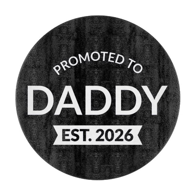 Planche À Découper Promu Papa Prévu 2026 II (Devant)