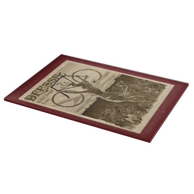 Planche À Découper Publicité vintage de vélos (Coin)