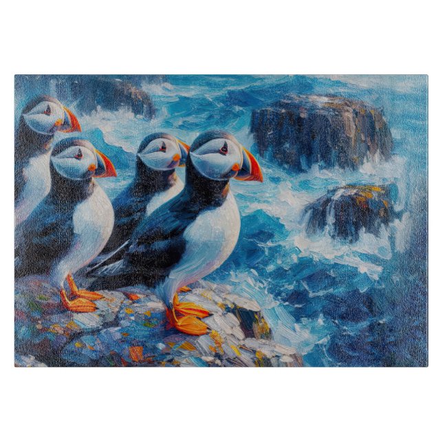 Planche À Découper Puffins (Devant)