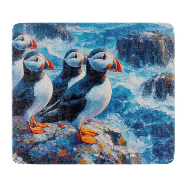 Planche À Découper Puffins (Devant)