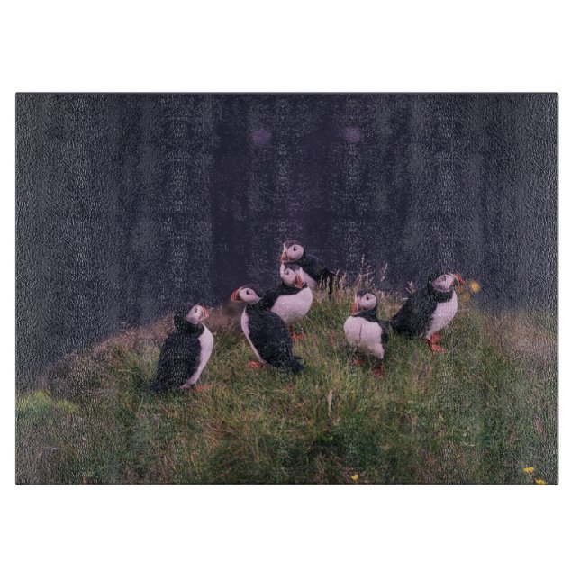 Planche À Découper Puffins de l'Atlantique (Devant)