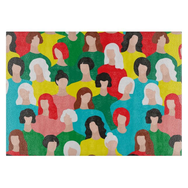 Planche À Découper Puissance des filles (Devant)