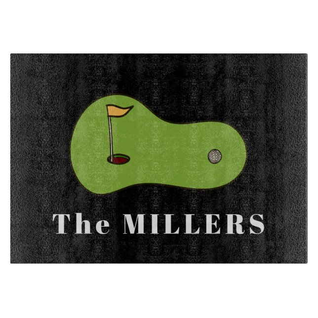 Planche À Découper Putting Green personnalisé (Devant)