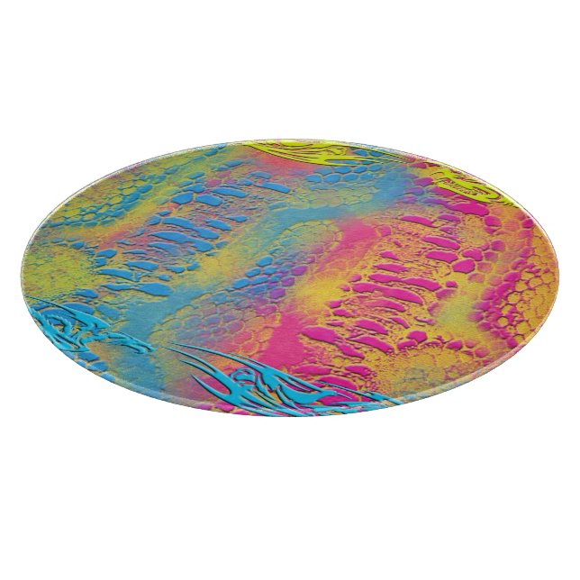 Planche À Découper PYTHON - moderne fractale décorative - (Coin)
