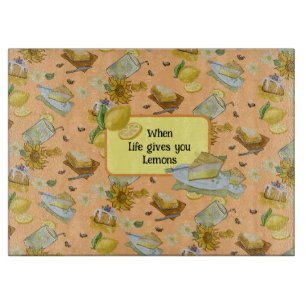 Planche À Découper quand la vie vous donne des citrons motif