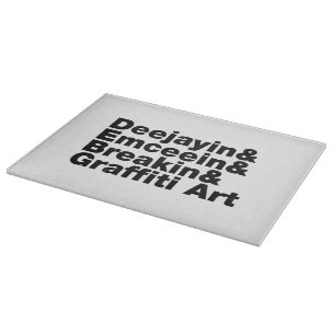 Planche À Découper Quatre éléments de l'Hip hop