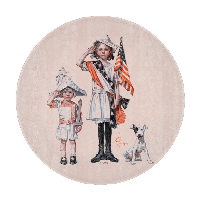 Planche À Découper Quatre juillet (Devant)