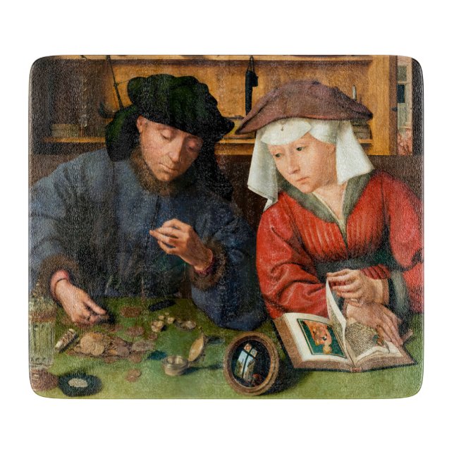 Planche À Découper Quentin Matsys - Le Moneylender et sa femme (Devant)