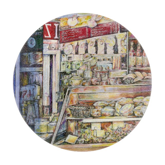 Planche À Découper Rafraîchir dans un déli chaud (Devant)