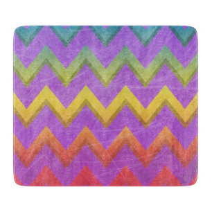 Planche À Découper Rainbow Chevron par Shirley Taylor