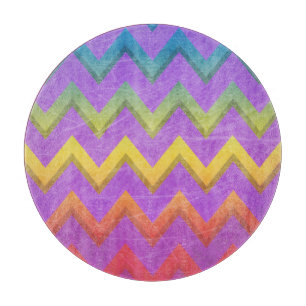 Planche À Découper Rainbow Chevron par Shirley Taylor