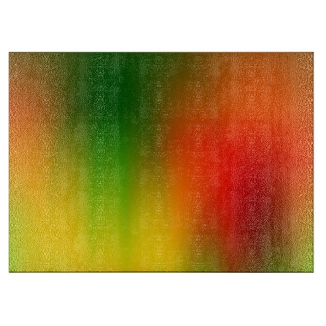 Planche À Découper Rasta Splash de couleur (Devant)
