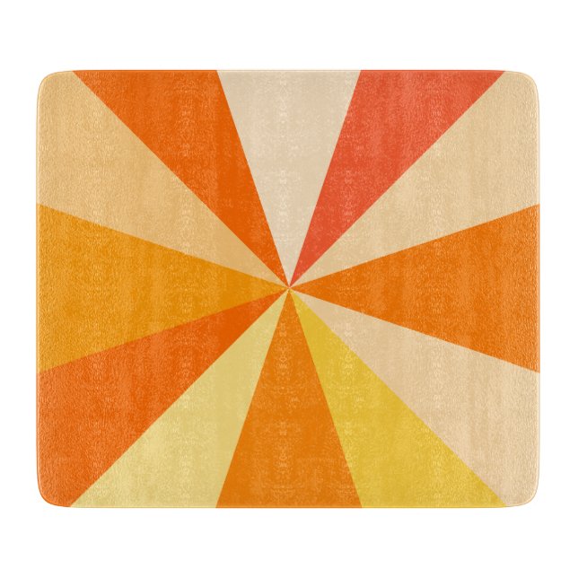 Planche À Découper Rayons 60s géométriques géniaux modernes d'art de (Devant)